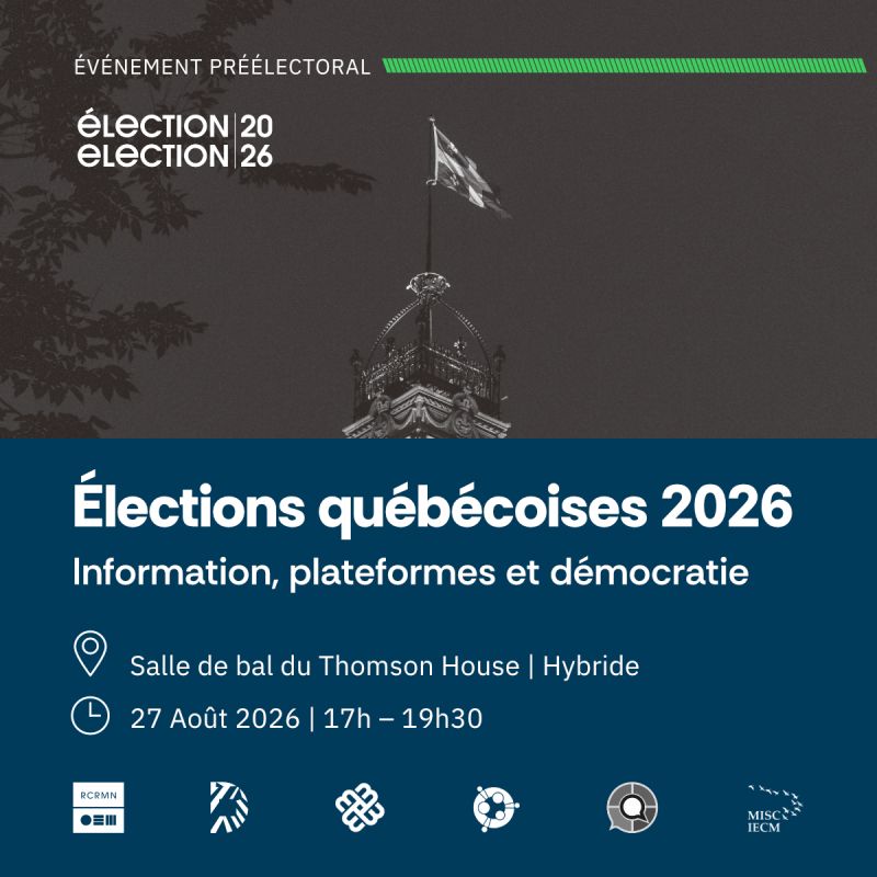 Élection québécoise 2026 : Information, plateformes et démocratie